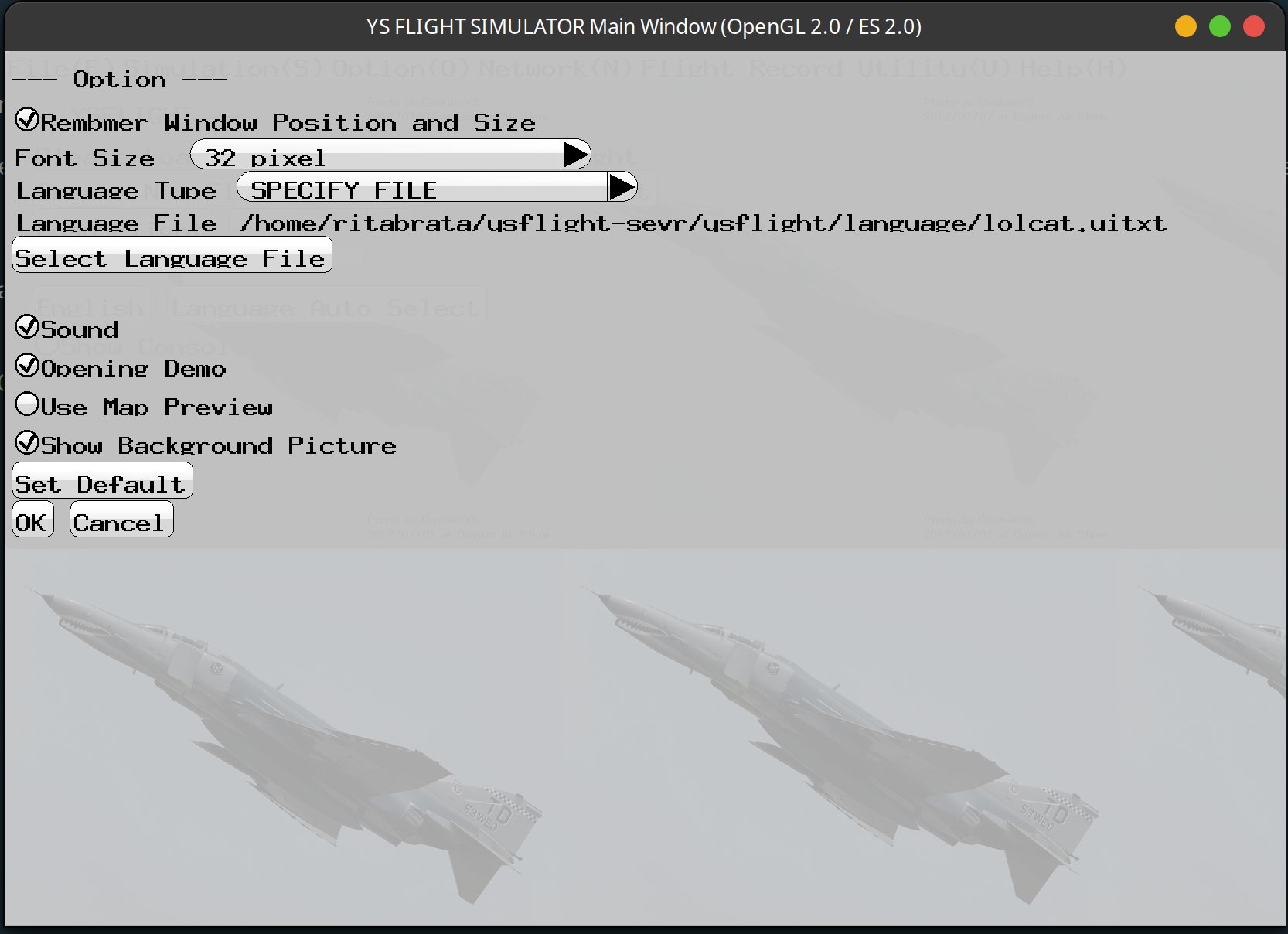 Installing lolcat language file
